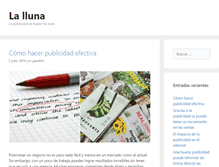 Tablet Screenshot of lalluna.es